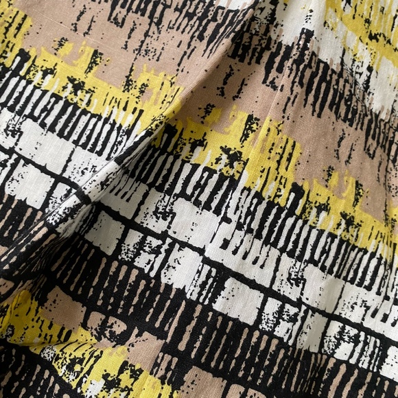 Studio Point Plus Colourful Linen Blend Mid Length Office Work  Skirt- Sz-18 - Picture 7 of 16